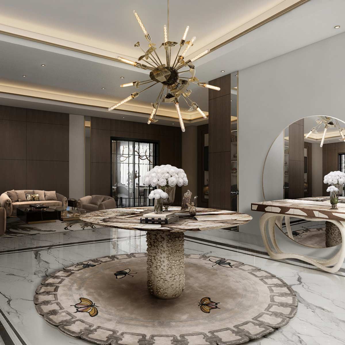 Patagon Round Dining Table
by Covet House